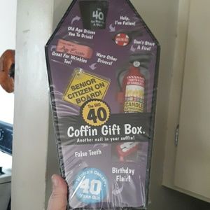 🥳Coffin gift box birthday 40th